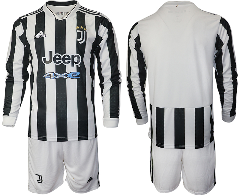 Juventus home long sleeves 2021/22 Soccer Kit